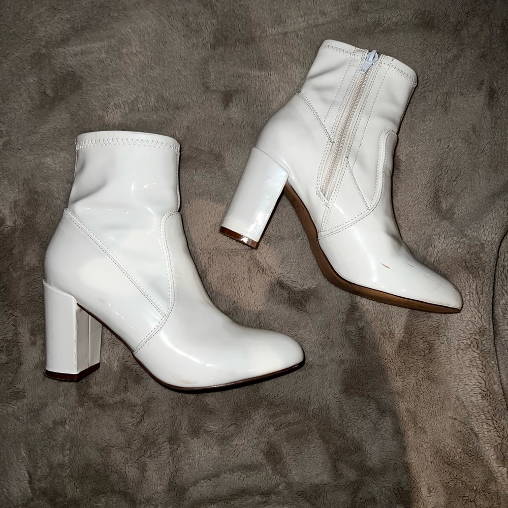 Steve Madden Patent Leather Booties